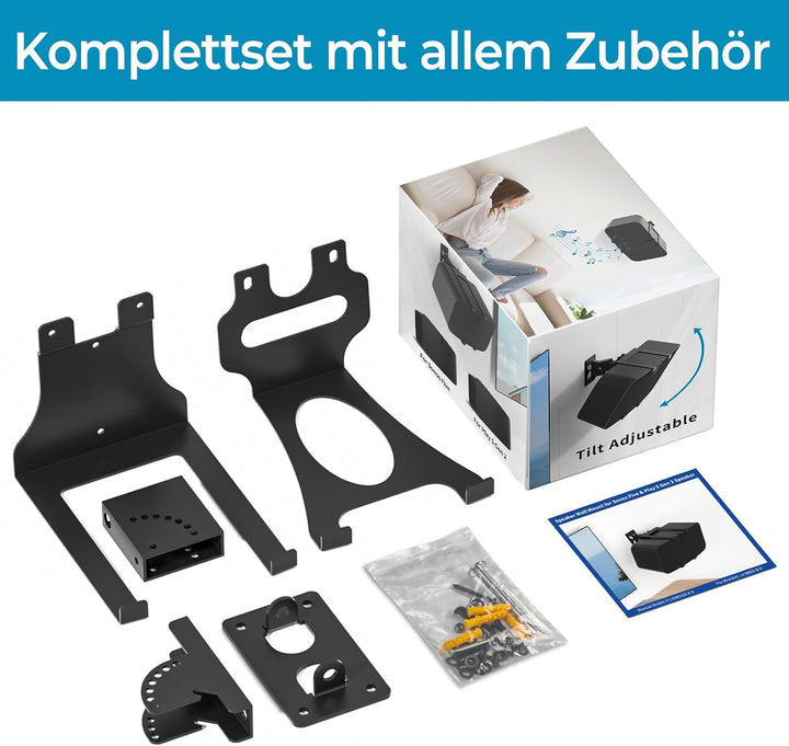 Dinghosen Wandhalterung kompatibel mit Sonos Play 5 Gen 2 Schwenk- und Neigungseinstellungen, Halter