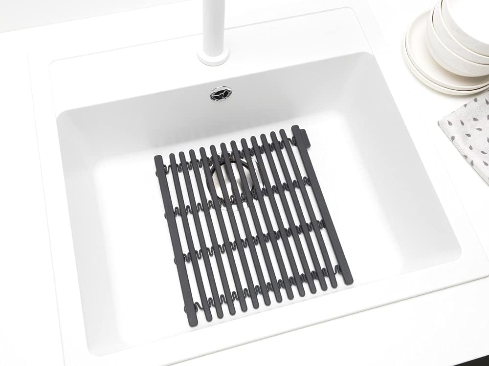 Brabantia Spülbeckenmatte Silikon Dunkelgrau One Size, 302589