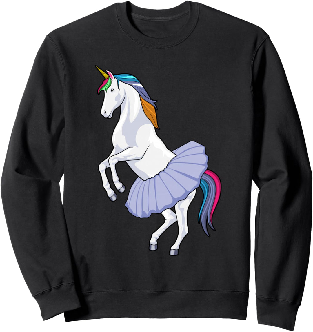 Einhorn Ballett Tanz Rock Sweatshirt