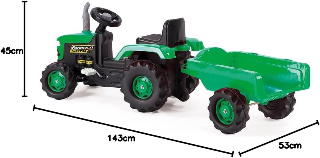 Siva 8053 - Kindertraktor mit Anhänger