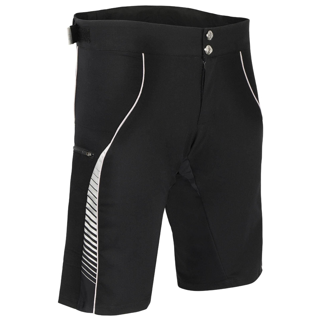 Berkner Olaf E-Bike-Shorts, Radshorts mit Gelpolster, Fahrradhose mit Silberionen M Schwarz, M Schwa