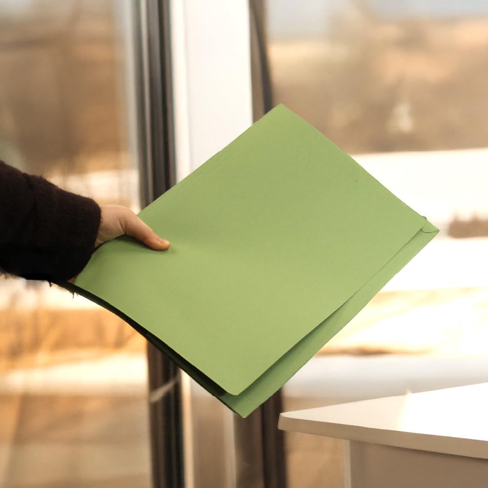 Guildhall Dokumentenmappe ganze Klappe 315 g/m² Kapazität 35 mm Folio-Format 50 Stück grün