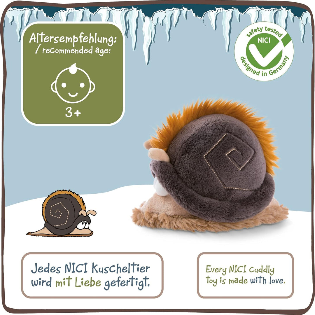 NICI Kuscheltier Urzeit-Schnecke Ignatz 30 cm – Plüschtier für Mädchen, Jungen & Babys – Flauschiges