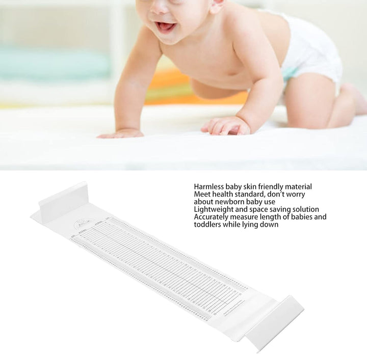 Folanda Messmatte für Kleinkinder, Zusammenklappbares, Waschbares Baby-Infantometer, Höhenlineal für