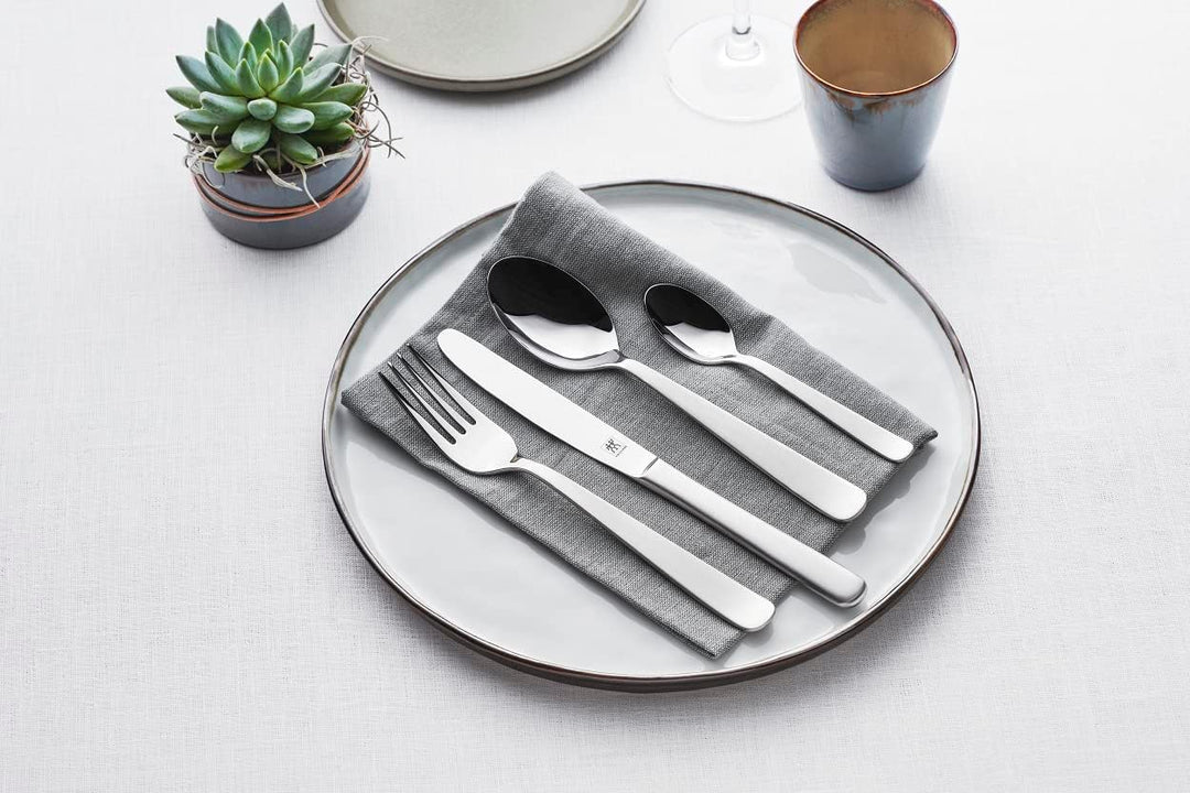ZWILLING Roseland Besteck-Set, 60-teilig, Für 12 Personen, 18/10 Edelstahl/Hochwertiger Klingenstahl