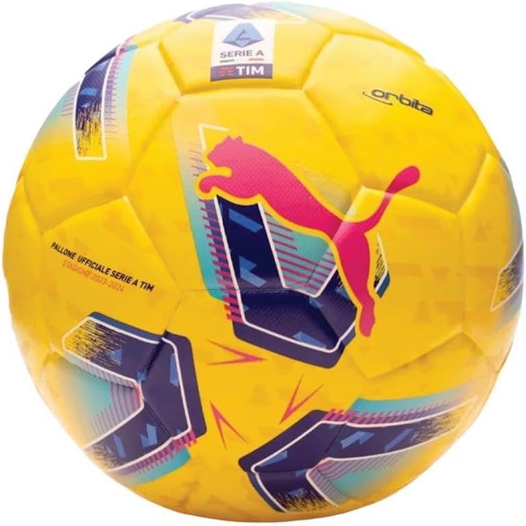 Puma 084116-02 Orbita Serie A HYB Soccer Ball Unisex Yellow Grösse 5