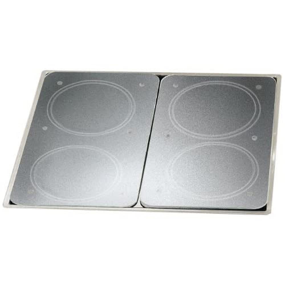 Herdabdeckplatte Universal mit Sicherheitsfolie 2er Set