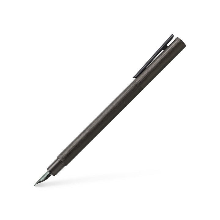 Faber-Castell 146250 - Füller Neo Slim Aluminium, Federbreite M, gunmetal Federbreite M gunmetal, Fe