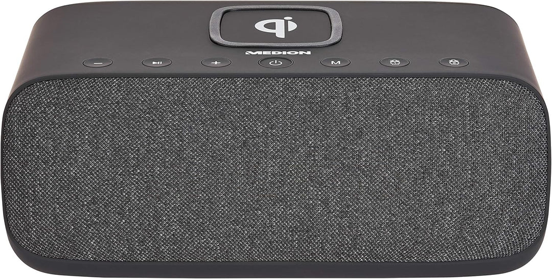 MEDION P66107 Radiowecker mit USB-Ladegerät (Uhrenradio, Weckstation, Bluetooth, kabelloses wireless