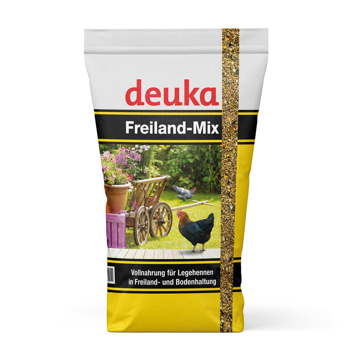 deuka Freiland-Mix 10 kg | Hühnerfutter | Abwechslungsreiches Alleinfutter | Vollnahrung für Legehen