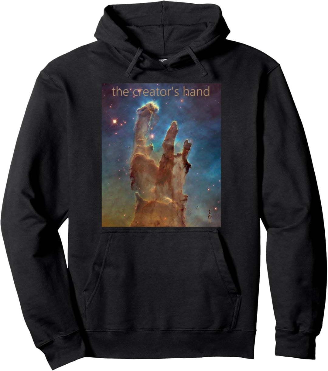 The Creator's Hand | Science Hubble Foto und Gottes Hand Pullover Hoodie