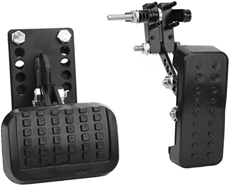 Keenso Anti-Rutsch-Beschleunigungskupplungs-Bremspedal-Set, Universelle Gas- und Bremspedalverlänger