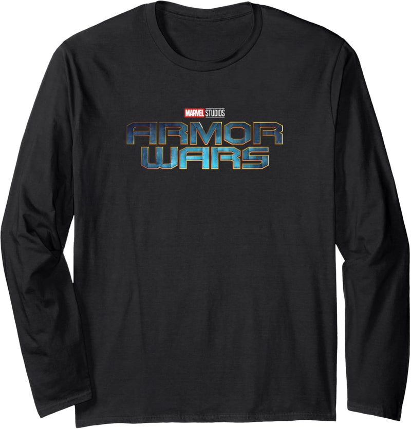 Marvel Armor Wars Logo Langarmshirt