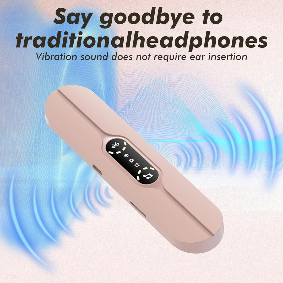 Schlaf Knochen Leitung Lautsprecher,3 Modi Bluetooth-Knochenschalllautsprecher,Gerät für weisses Rau