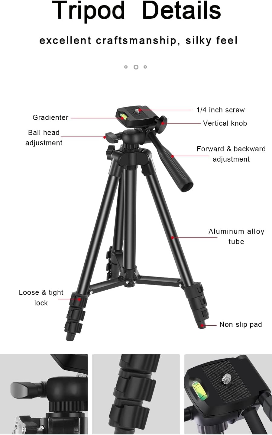 SURPN Vlogging-Kit,YouTube-Starter-Kit,für iPhone/Android-Telefone/Kameras | Telefonhalter für Video