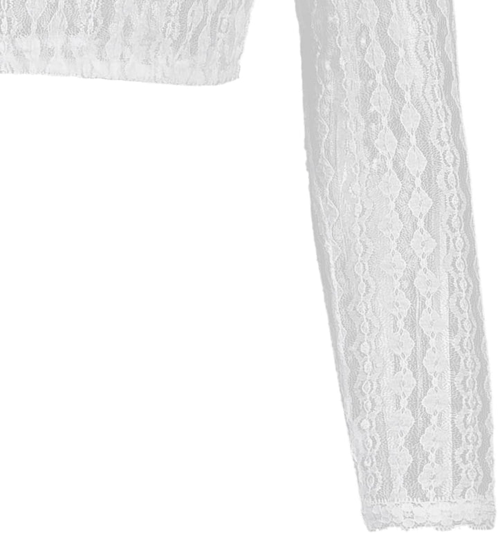 Kelliar Dirndl Bluse Damen Dirndlbluse Spitze Weiss Elegantes und Schönes Dirndl Bluse Trachtenbluse