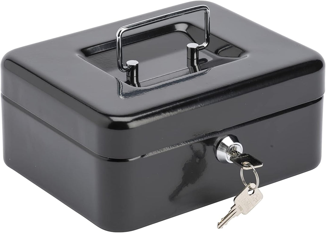 Burg-Wächter CB02BK 20,3 cm Geldkassette, Schwarz, 20 cm, Schwarz
