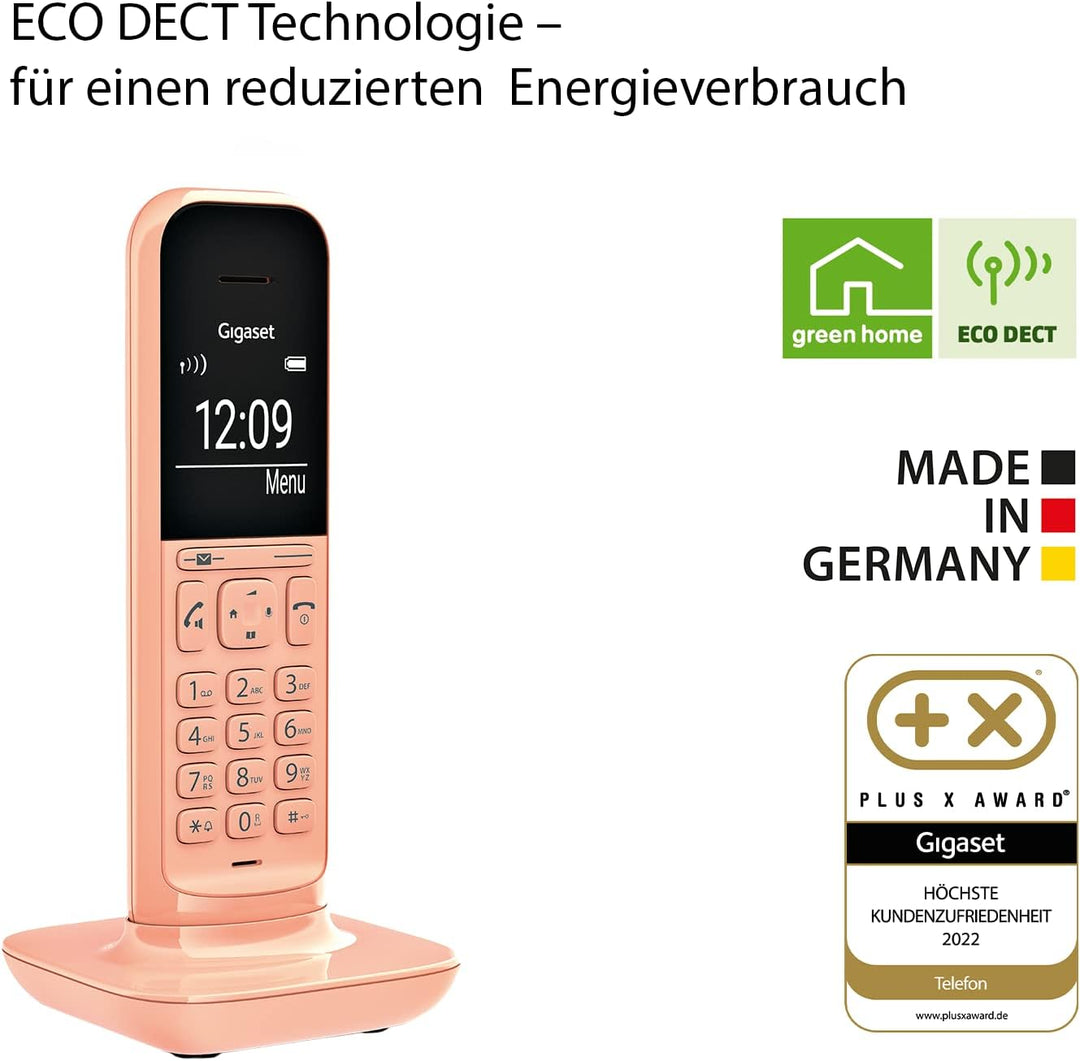Gigaset CL390A - Schnurloses Design DECT-Telefon mit Anrufbeantworter und Freisprechfunktion - Akust