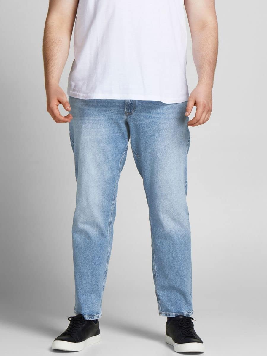 JACK&JONES Plus Mens Blue Denim Slim