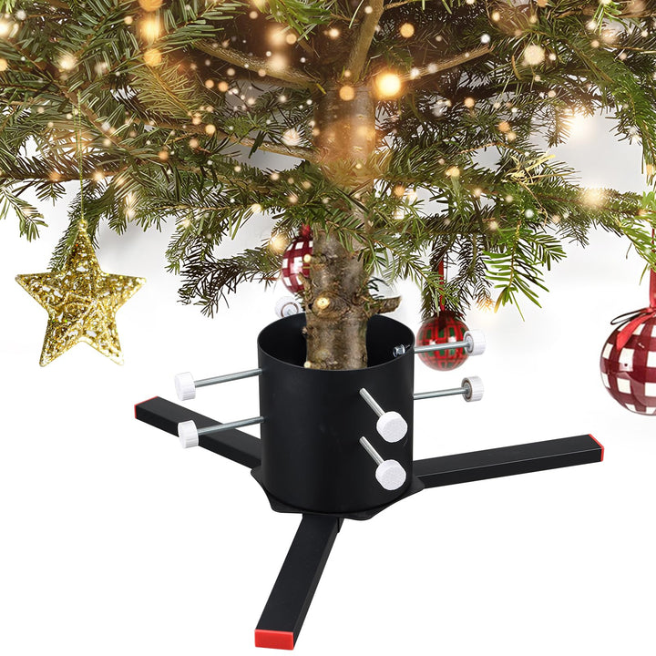 DAKEPOLE Weihnachtsbaumständer, Stabile Abnehmbare Weihnachtsbaumständer Baumhalter für Lebenige Wei