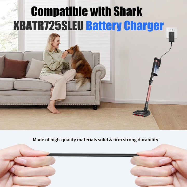 32V Ladegerät für Shark XBATR725SLEU 25.2V Akku, Ersatz für Shark XBATR725SLEU Lithium-Ionen-Akku-Ne