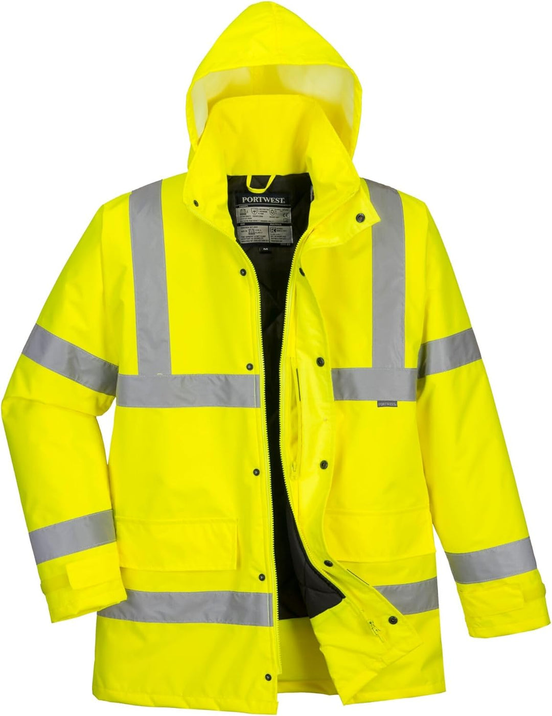 Portwest S460 Wasserdichte Komfort Hi-Vis Winter-Verkehrsjacke Gelb, XL XL Gelb, XL Gelb