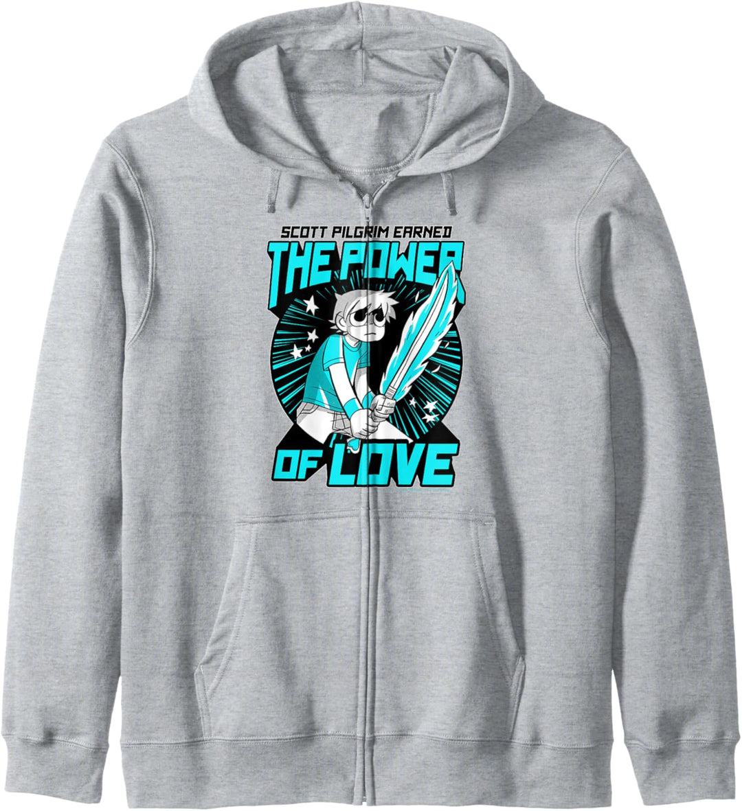 Scott Pilgrim Vs. The World Power of Love Scott Portrait Kapuzenjacke