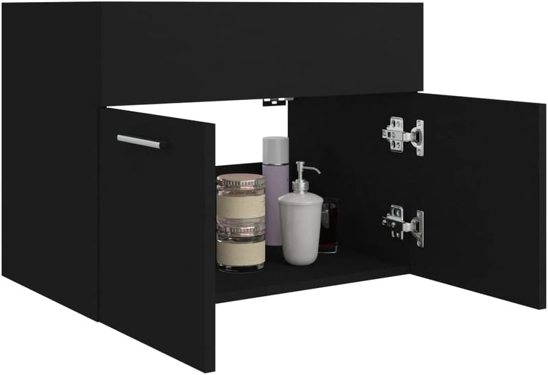 homiuse 60x38,5x46 cm Waschbeckenunterschrank Badezimmerschrank Badschrank BadmöBel Unterschrank Was