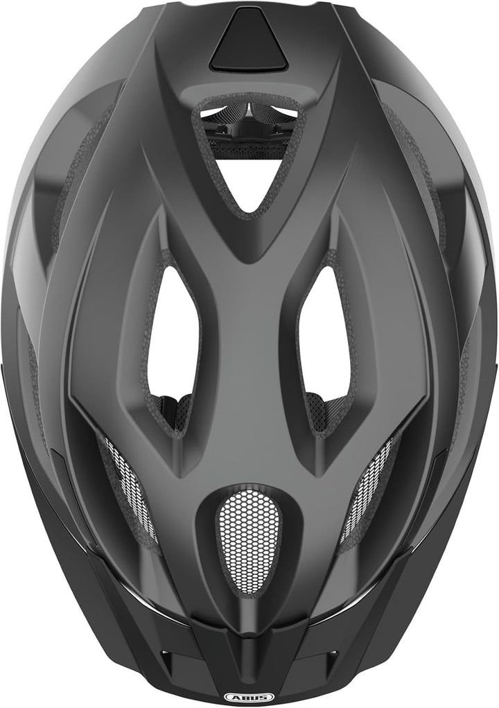 ABUS Stadthelm Aduro 2.0 - Allround-Fahrradhelm mit Licht - in sportivem Design für den Stadtverkehr