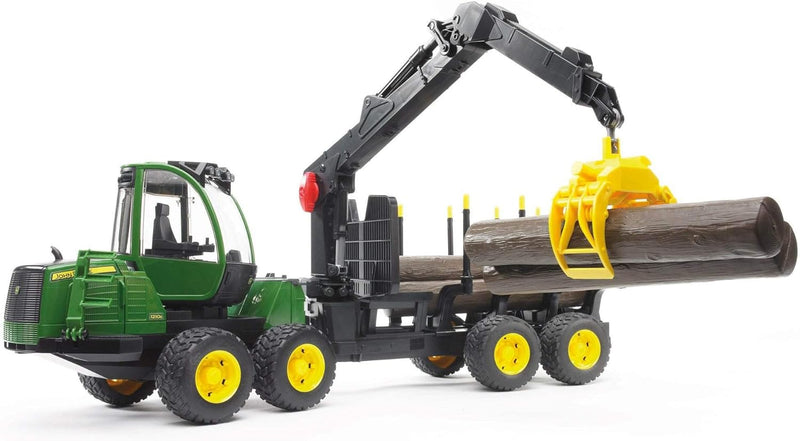 bruder 02133 John Deere 1210E Rückezug Plus Zubehör