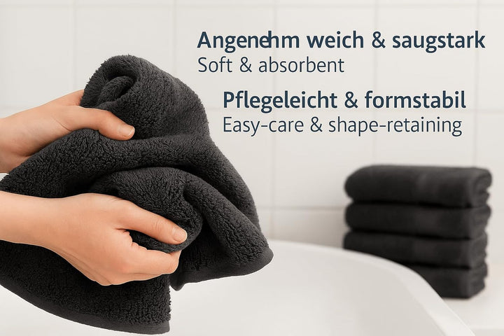 Betz Handtuch 6er Pack Handtücher Set Palermo Grösse 50x100 cm 100% Baumwolle - gut trocknend, leich