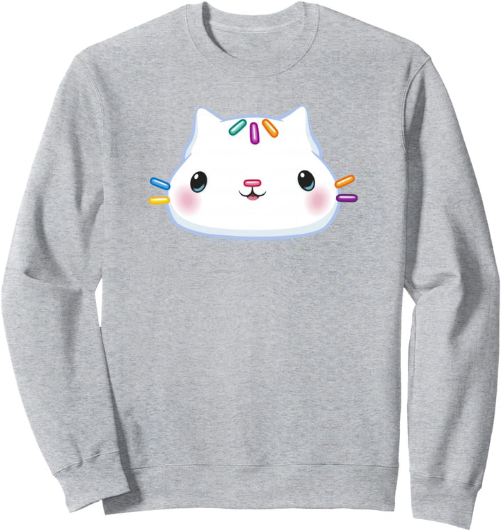 Gabby's Dollhouse Cakey Cat Big Face Sweatshirt