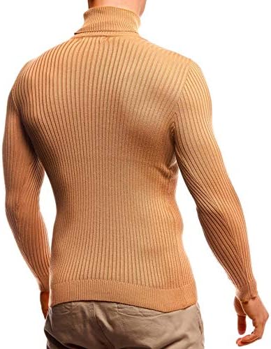 Leif Nelson Rollkragenpullover Herren Strickpullover - Cooler Männer Pullover Rollkragen - Dünner Mä