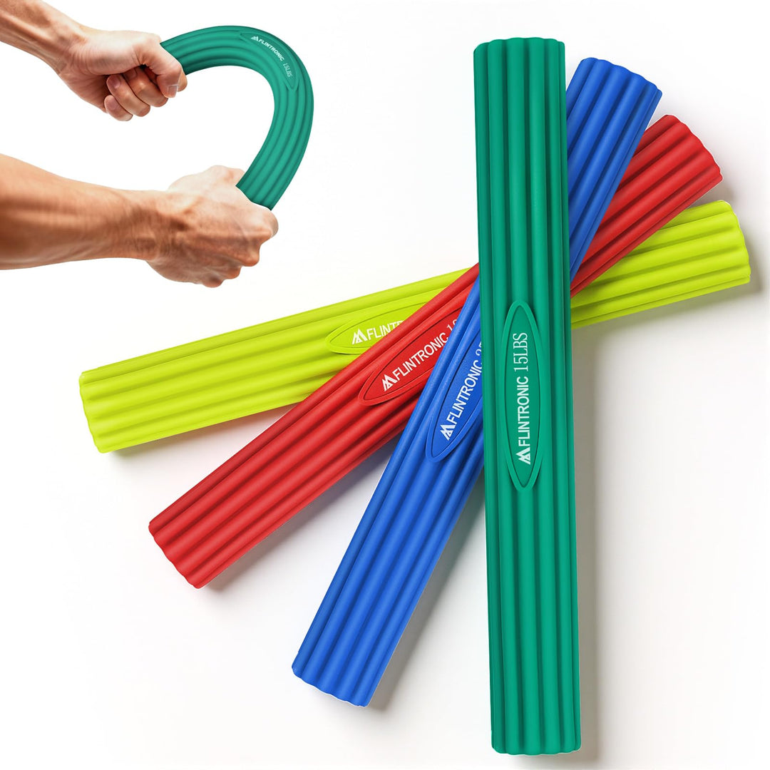 flintronic Handgelenk Trainer, 5LB 10LB 15LB 25LB, Handtrainer, Fitness Resistance Bar for Golfers E