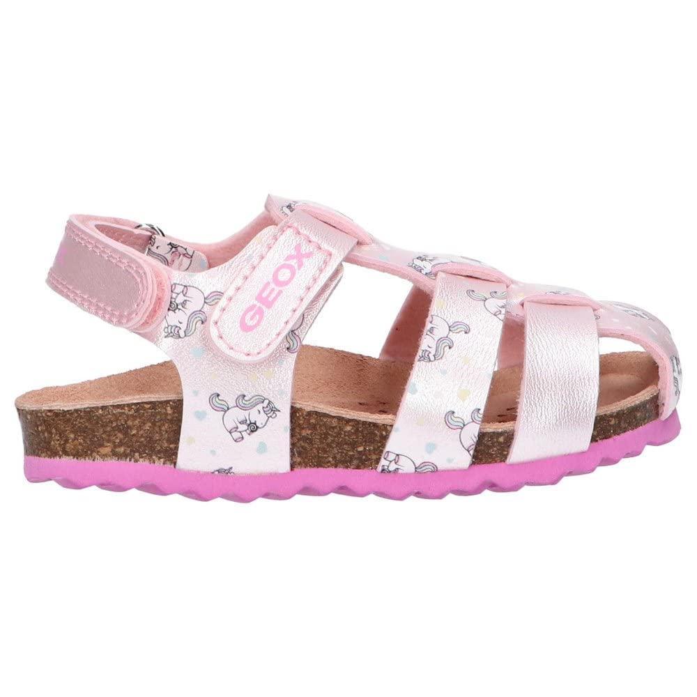 Geox Mädchen B Sandal Chalki GirlSandalen 21 EU Lt Pink Fuchsia, 21 EU Lt Pink Fuchsia