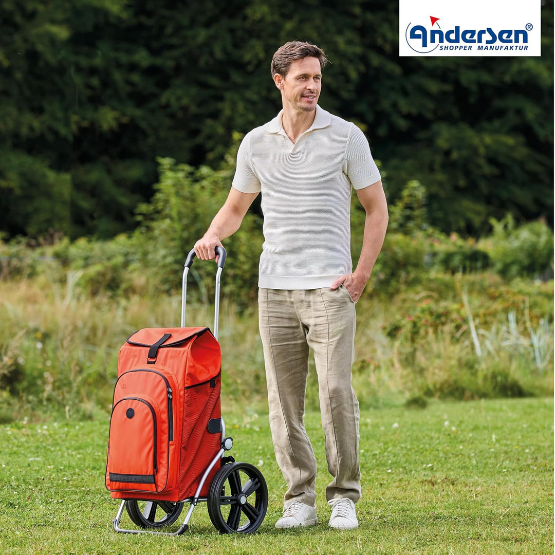 ANDERSEN Einkaufstrolley - Royal Shopper Hydro 3.0 orange, Orange