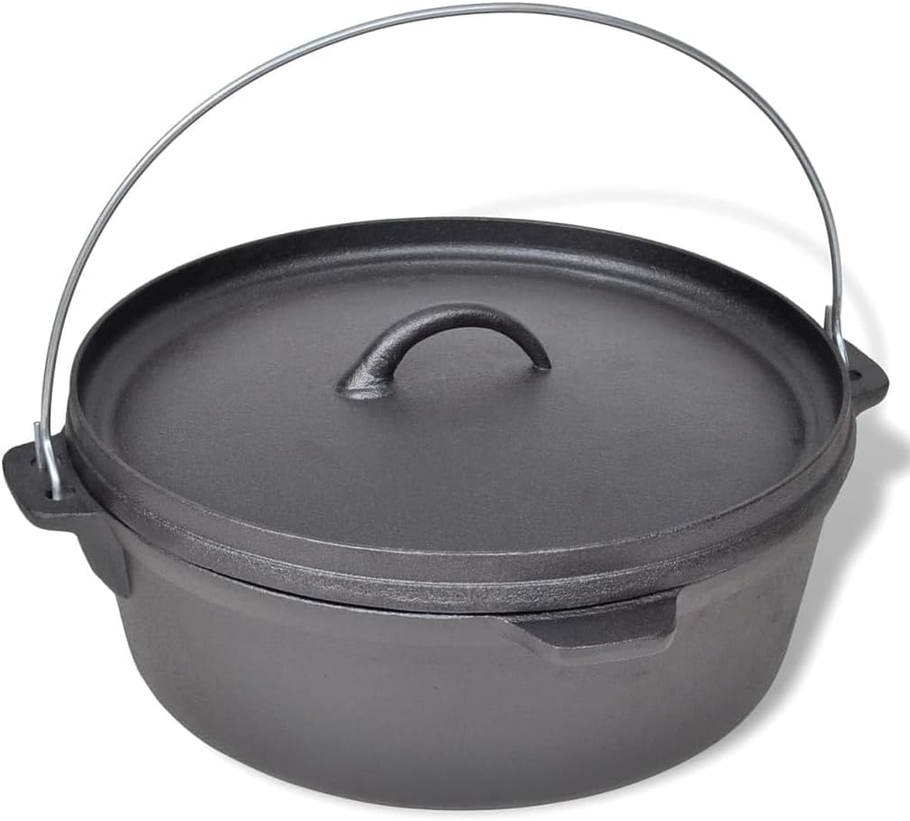 Dutch Oven Feuertopf Bräter Schmortopf 5,6 L inkl. Zubehör 5.6 l, 5.6 l
