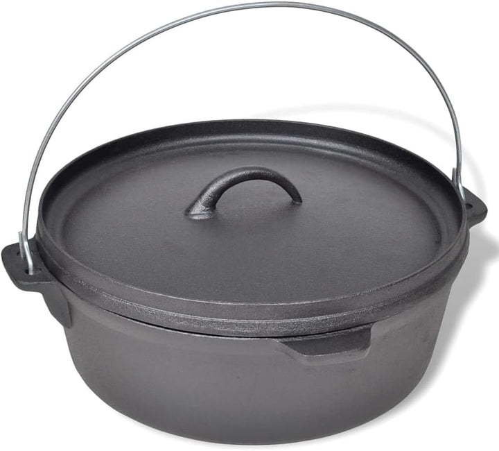 Dutch Oven Feuertopf Bräter Schmortopf 5,6 L inkl. Zubehör 5.6 l, 5.6 l