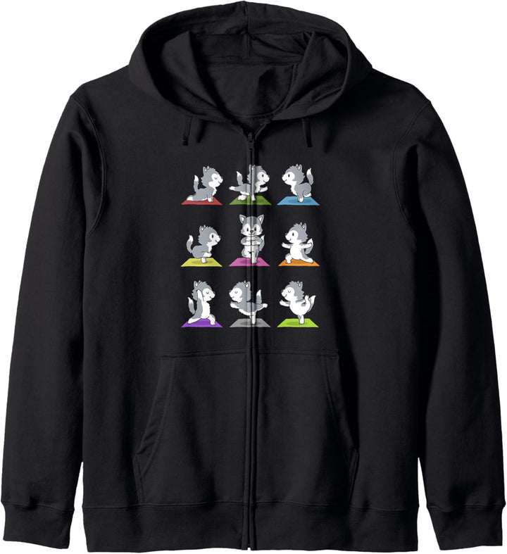 Husky Yoga Kapuzenjacke