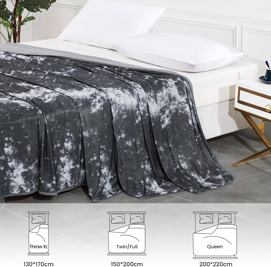 Elegear Kühldecke 2in1 Selbstkühlende Decke, Japanische Arc-Chill 3.0 Q-Max>0,5 leichte Sommerdecke