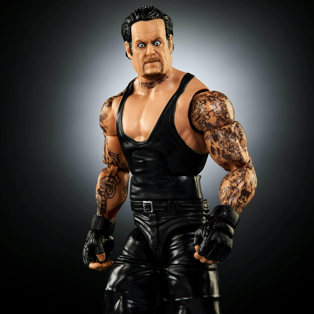Mattel WWE Elite Collection Actionfigur, SummerSlam Undertaker Sammlerstück mit Zubehör & Schiedsric