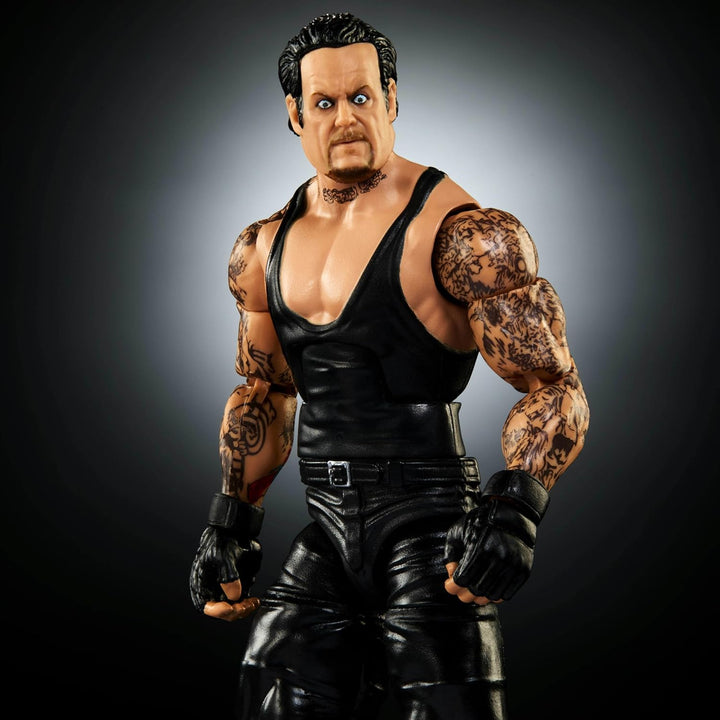 Mattel WWE Elite Collection Actionfigur, SummerSlam Undertaker Sammlerstück mit Zubehör & Schiedsric