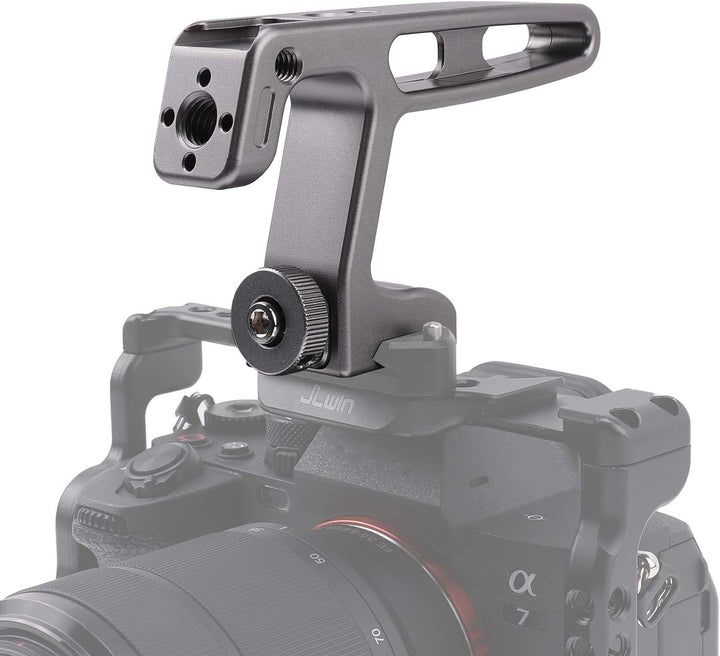 FOTGA NATO Griff, Mini Top Handle Grip Handgriff mit Cold Shoe Halterung und 1/4"-20 3/8"-16 Schraub