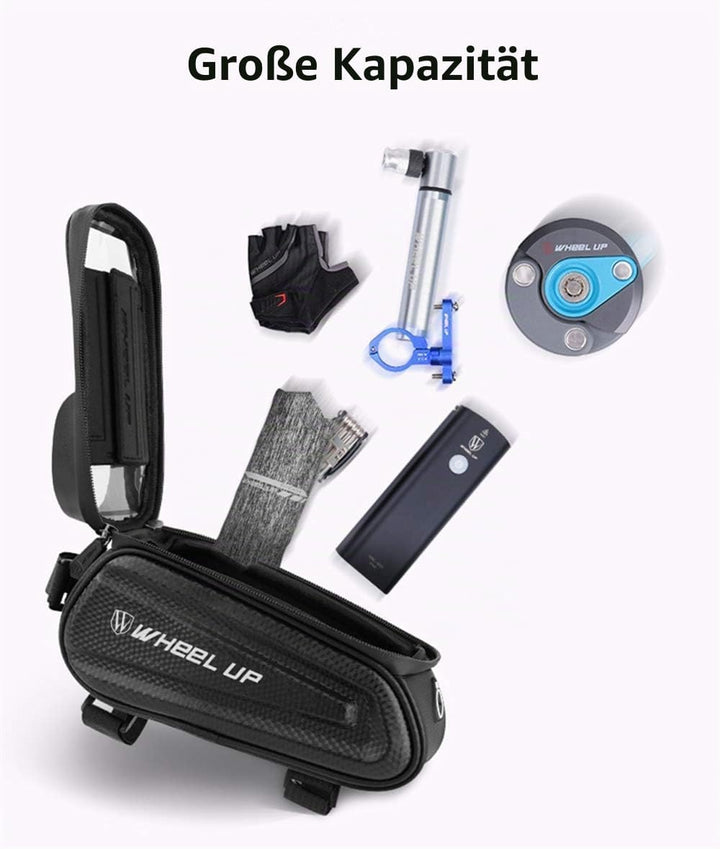 Fahrrad Rahmentasche MTB Wasserdicht Lenkertasche Handyhalterung Handytasche Fahrrad 7 Zoll Bb-1, Bb