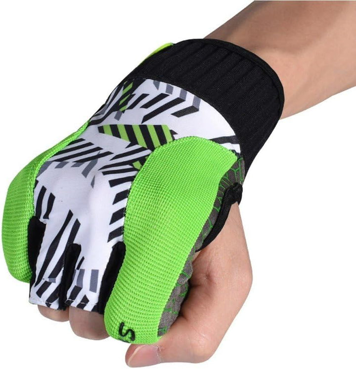 1 Paar Bowling-Handschuhe, rutschfeste Sporthandschuhe, Halbfinger-Bowling-fäustlinge, Rechte Hand,