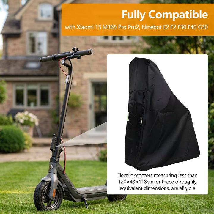 Scooter Abdeckplane, 420D Oxford Elektroroller Abdeckung, Wasserdicht &amp; Schützen vor Staub Schmutz S