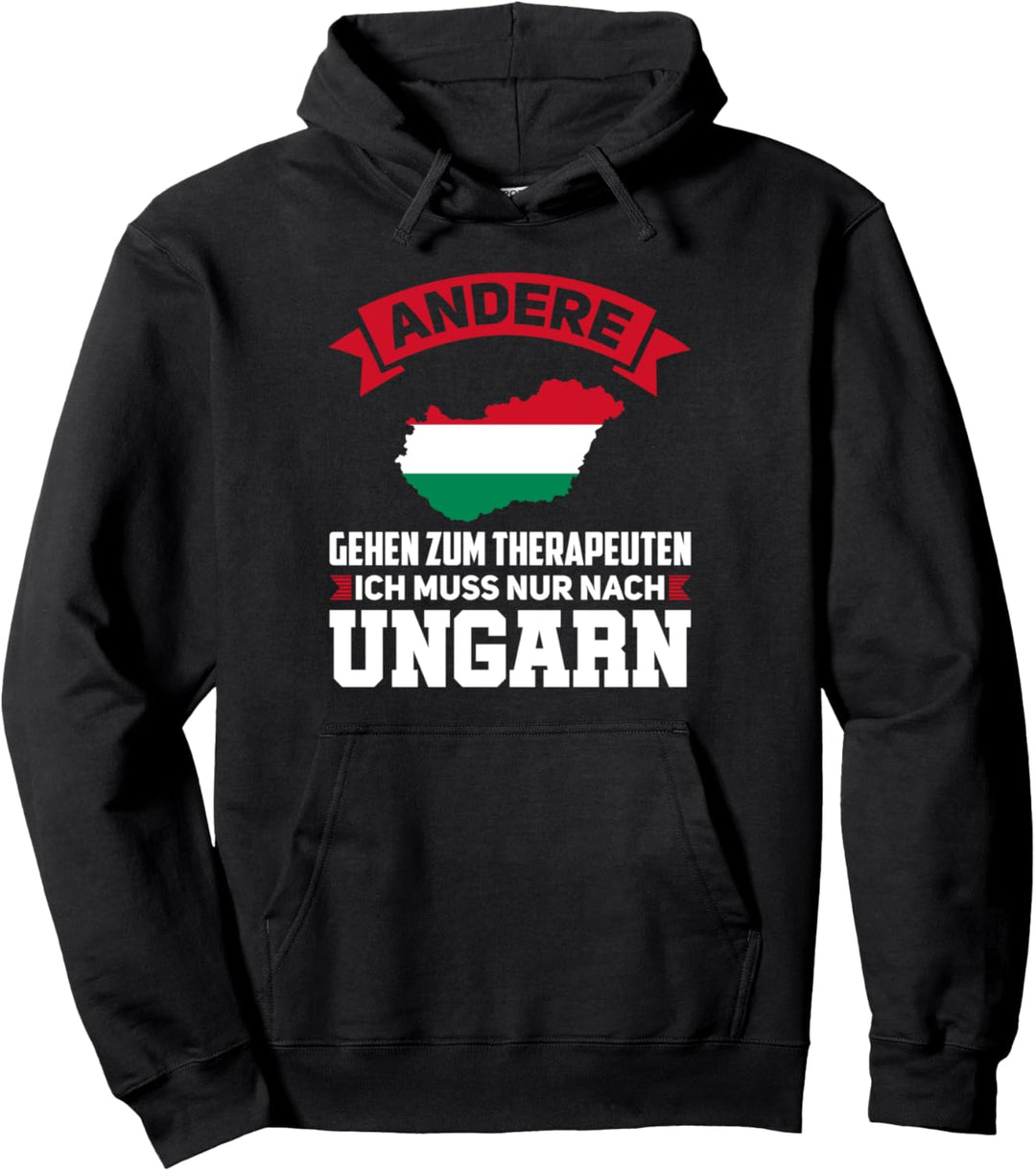 Ungarn Ungarische Flagge Urlaub Reise Pullover Hoodie