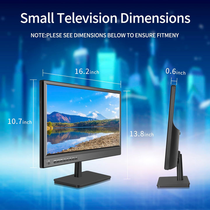 TV 17 Zoll,Small TV-Built Digital Tuner Receiver-HDMI-USB Input,(Perfect for Camping, Motorhome/Truc