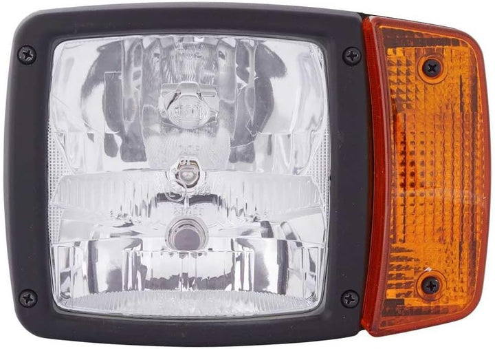 HELLA - Hauptscheinwerfer - 12V - Anbau - Lichtscheibenfarbe: gelb - Stecker: AMP - links - 1SA 996