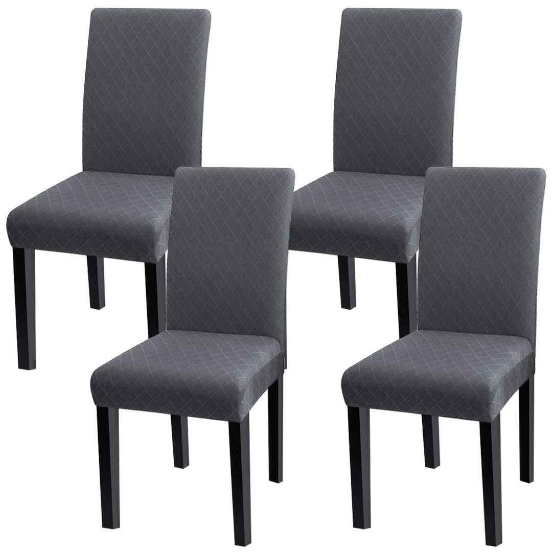 Fuloon Stuhlhussen 4er 6er Set, Stuhlüberzug Universal Stretch Abnehmbare Stuhlbezug, Bezüge für Ess